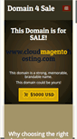 Mobile Screenshot of cloudmagentohosting.com